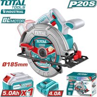 Дисковая (циркулярная) пила Total TSLI18513 (с 1-им АКБ)