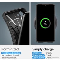 Чехол для телефона Spigen Liquid Air для Galaxy S23 Plus ACS05666 (черный)