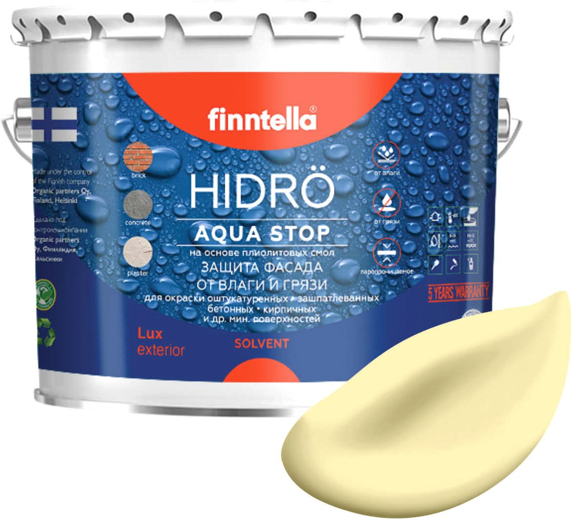 

Краска Finntella Hidro Sade F-14-1-3-FL116 2.7 л (светло-желтый)