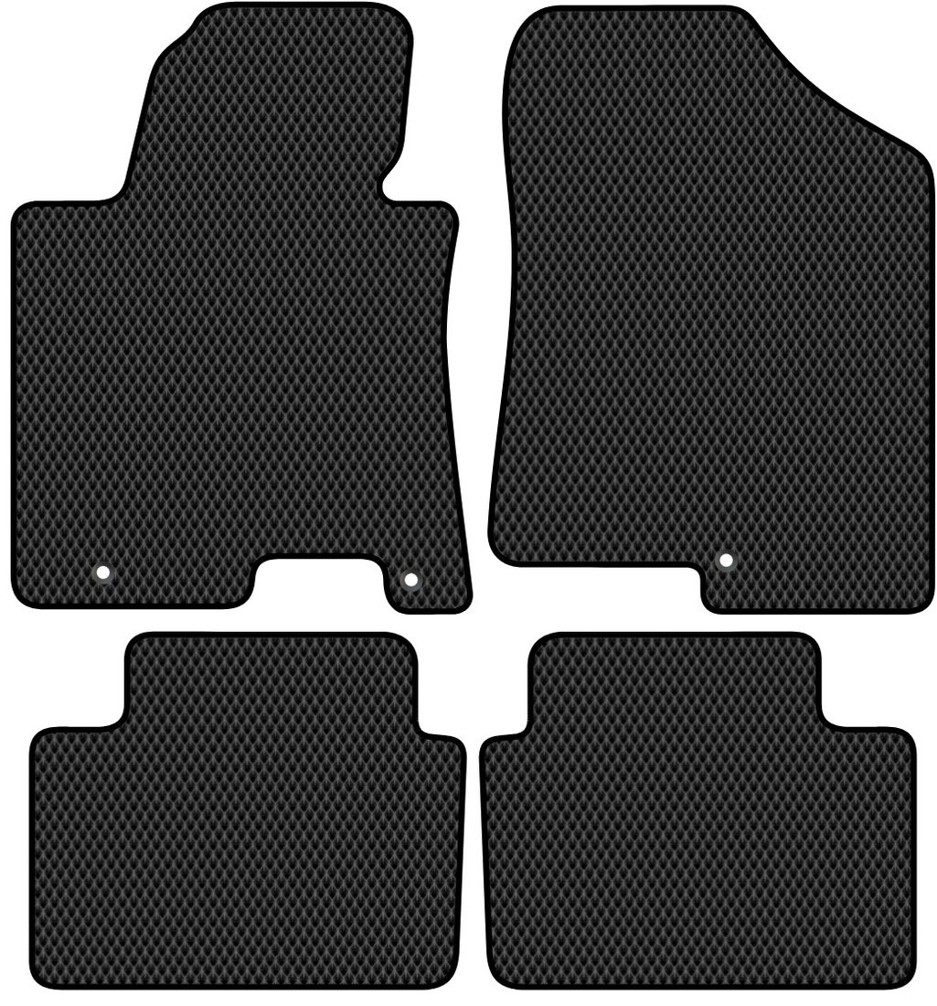 

Комплект ковриков для авто Alicosta Hyundai i30 II (хэтчбек 5 дв / GD) 2011 - 2017 (черный, ромб)