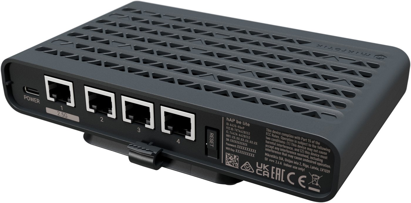 Wi-Fi роутер Mikrotik hAP be lite