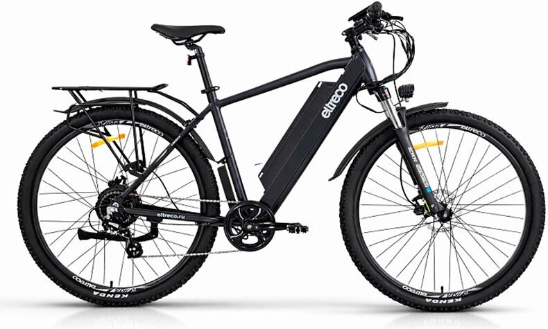 Электровелосипед Eltreco Ultra MAX GT (черный)