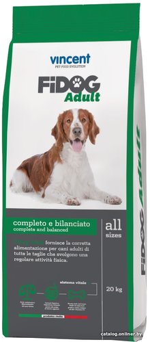 Сухой корм для собак Vincent Fidog Adult 20 кг