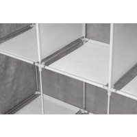 Тканевый шкаф Mio Tesoro Lari 3 (серый)