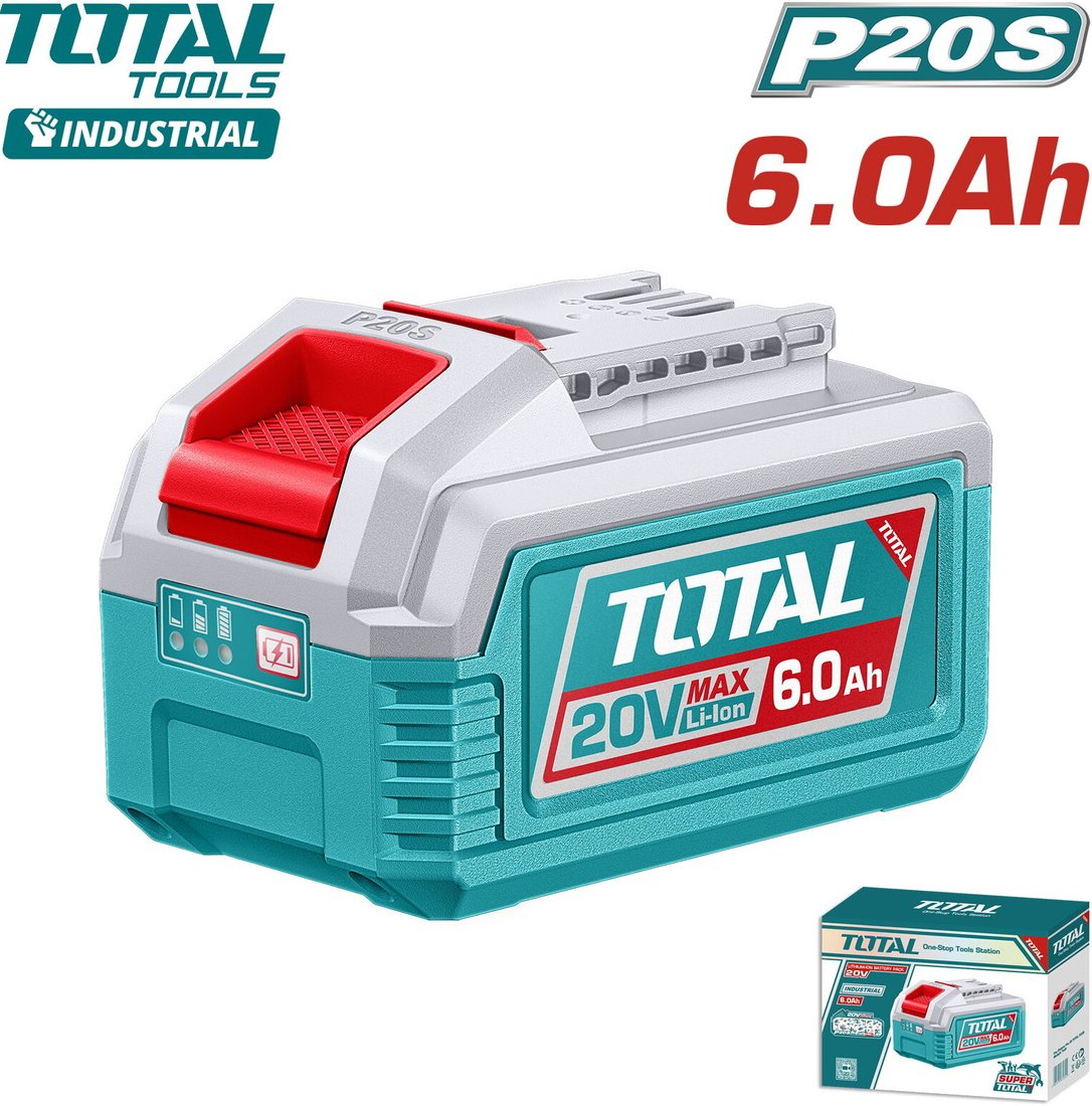 

Аккумулятор Total TFBLI2060 (20В/6 Ah)