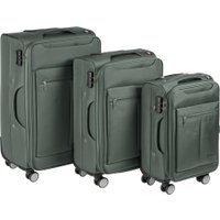 Чемодан-спиннер Monza 8038# (L, зеленый)