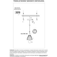 Трековый светильник Novotech Zelle 358590 (однофазный)