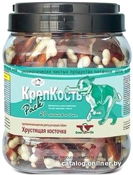 

Лакомство для собак GreenQZin КрепКость хрустящая косточка с уткой 750 г