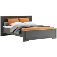 Кровать Black Red White Jasmin LOZ160х200 М (графит/дуб артизан/графит)