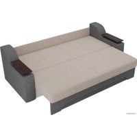 Диван Лига диванов Сенатор 102760 (рогожка, бежевый/серый)