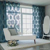 Тюль Этель Ренессанс Лазурный 3277294 240x265 (голубой, 1 шт)