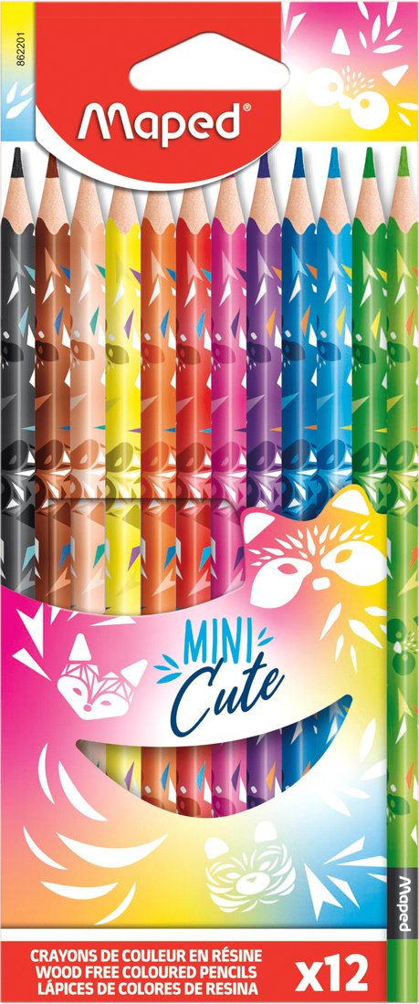 

Набор цветных карандашей Maped Mini Cute 862201 (12 цветов)