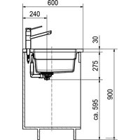 Кухонная мойка Franke Kubus 2 KNG 120 (белый)