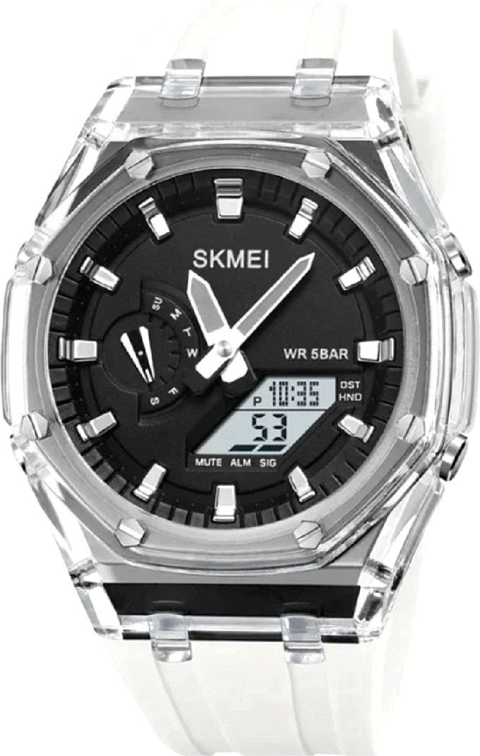 

Наручные часы Skmei 2100 (белый/черный)
