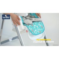 Высокий стульчик Lorelli Party 2021 (cool grey leather)