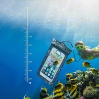 Чехол для телефона Ugreen LP186-50919 водонепроницаемый универсальный, до 6" (черный)