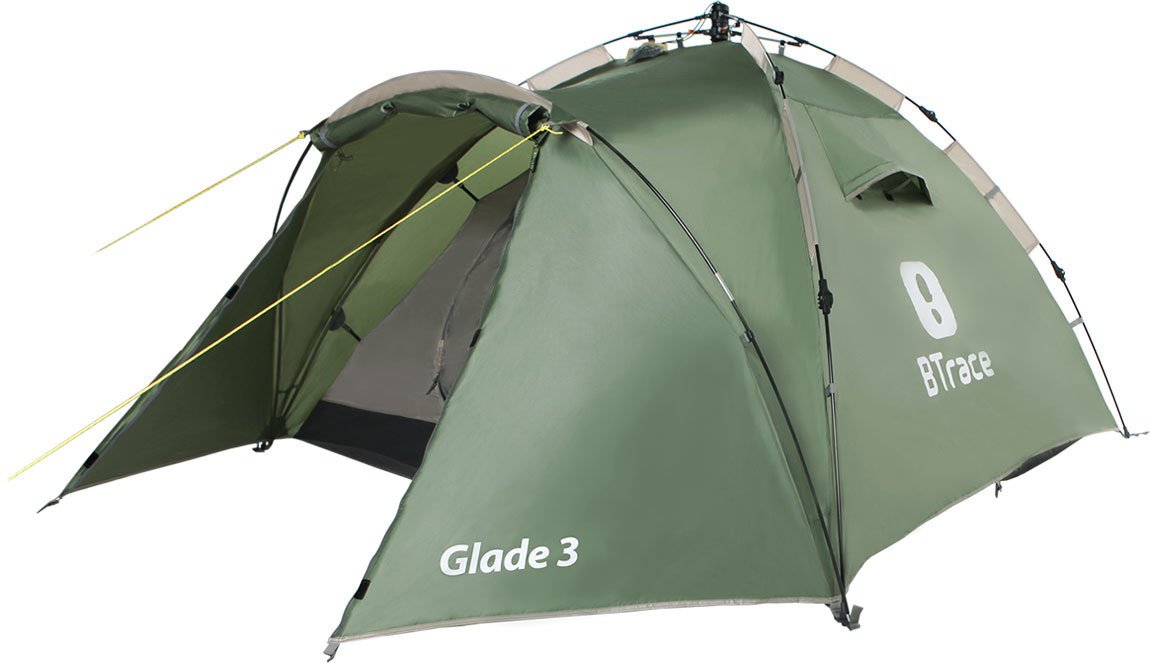 

Кемпинговая палатка BTrace Glade 3 (зеленый)