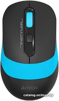 Мышь A4Tech Fstyler FG10S (черный/голубой)