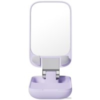 Подставка Baseus Seashell Series Phone Stand (с зеркалом, сиреневый)