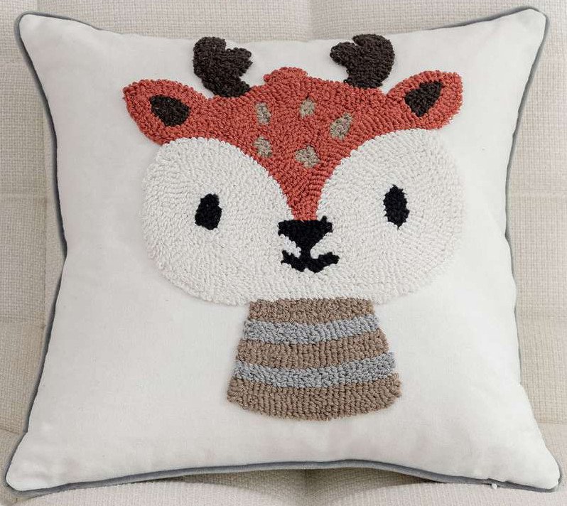 

Чехол на подушку Matex Tufted Toys ALEX-59 (белый/темно-коричневый/серый)