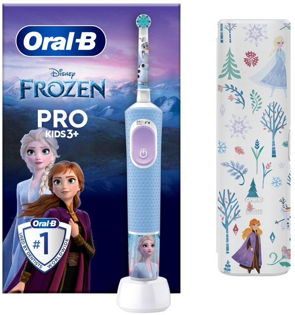 

Электрическая зубная щетка Oral-B Vitality Pro Kids D103 Frozen II с футляром