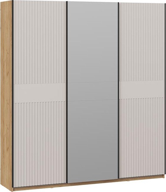 

Шкаф-купе Трия Оскар Хилтон Т2 2100 271142 (ручка черная/дуб крафт золотой/кашемир сатин)