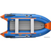 Моторная лодка Roger Boat Trofey 3100 (без киля, синий/оранжевый)