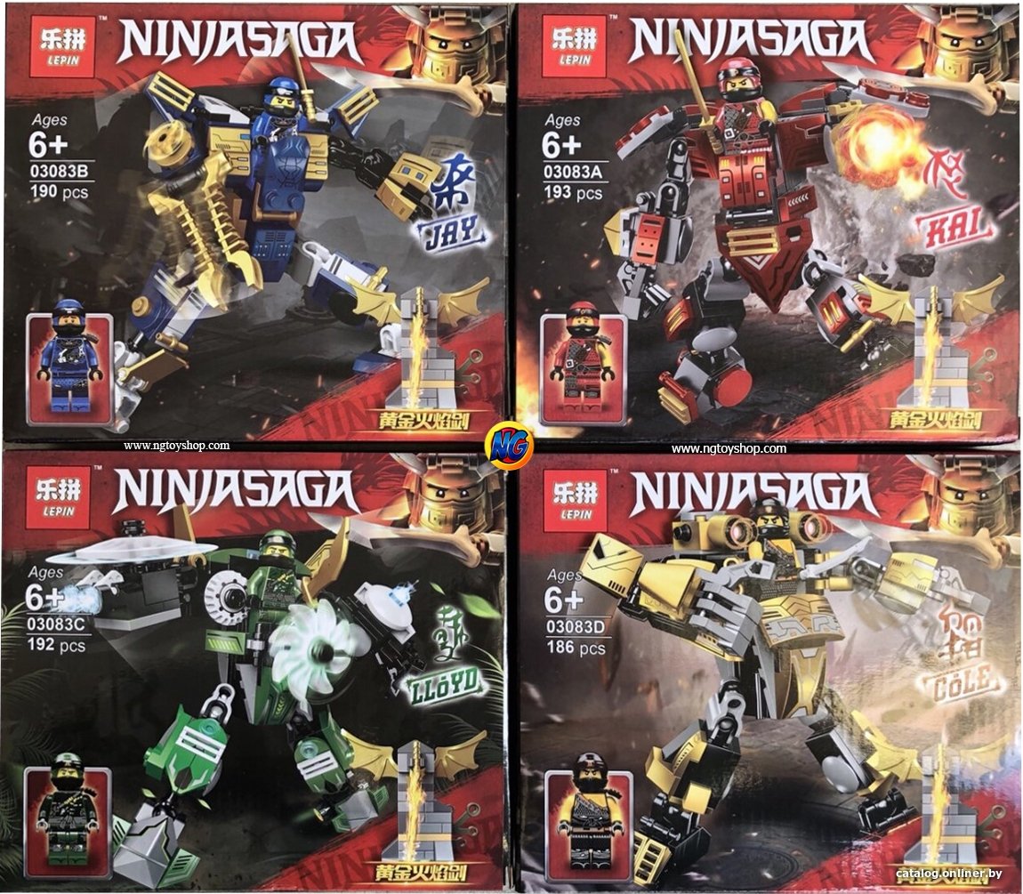 Конструктор Lepin 03083 NinjaGo Robot Mech