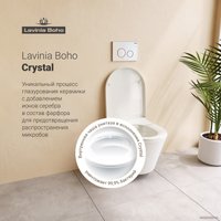 Унитаз подвесной Lavinia Boho Biore Compacto Rimless 9 в 1 97020156 (черное стекло)