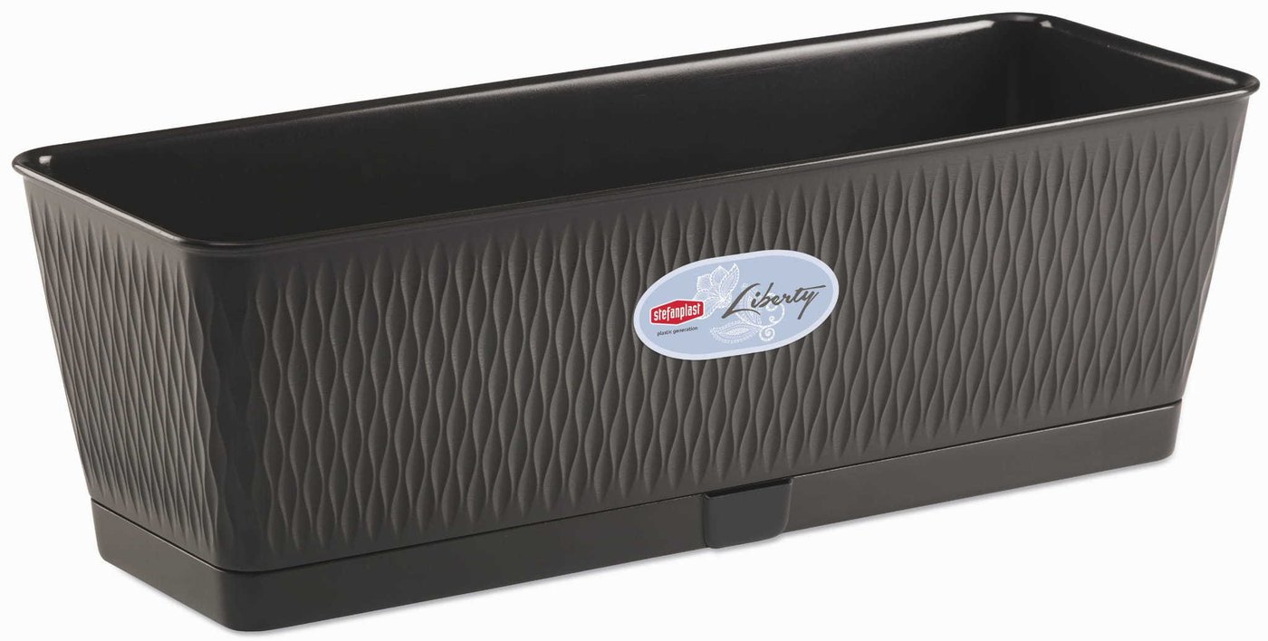 

Вазон Stefanplast Liberty 87509 (графит)