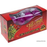 Светодиодная гирлянда Luazon Большие шарики 5 см Led-20 (6 м, фиолетовый) [186619]