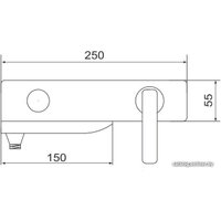 Смеситель Rose R2702H