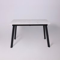 Кухонный стол Lepremo AV 1209/1 МДФ раздвижной 1200-1600x800 (Азул Оникс/черный)