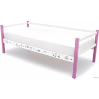 Кровать-тахта Бельмарко Svogen 1353 (лаванда/белый, лисята)