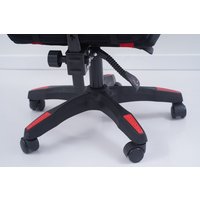 Игровое (геймерское) кресло Calviano 1584 (велюр, черный/красный)