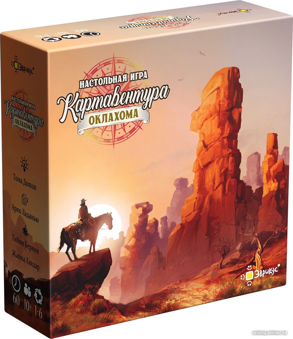 Детская настольная игра Эврикус Картавентура. Оклахома BG-12080