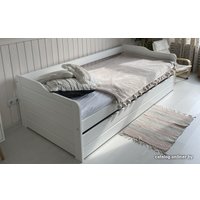 Кровать с выдвижным спальным местом Babykingdom Бонни люкс (белый)