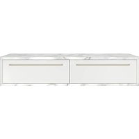 Туалетный столик без зеркала Shtabe Royal 5210 эко (мрамор каррара/р.золото)