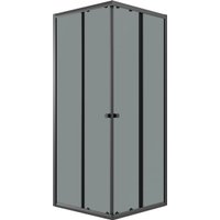 Душевой уголок Niagara Eco NG-1009-14QT 90x90x190 (черный/стекло тонированное)