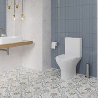 Унитаз напольный Lauter W224 2110224 + гигиенический душ Mist 21TZ221CH (горизонтальный выпуск)