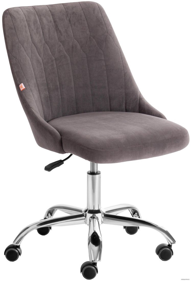 Офисное кресло TetChair Swan (флок, серый)