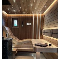 Русская баня Модуль Хаус Каркасная модульная Скандинавия