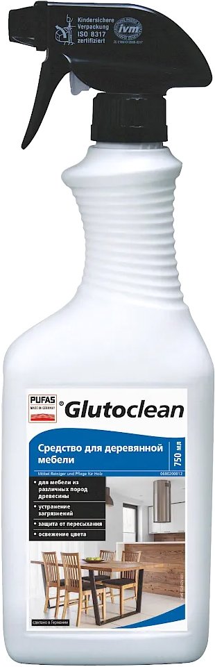 

Средство для мебели Pufas Glutoclean Для деревянной мебели (750 мл)