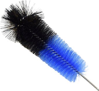 Ершик для чистки колбы Euro Shisha №2 (черный/синий)