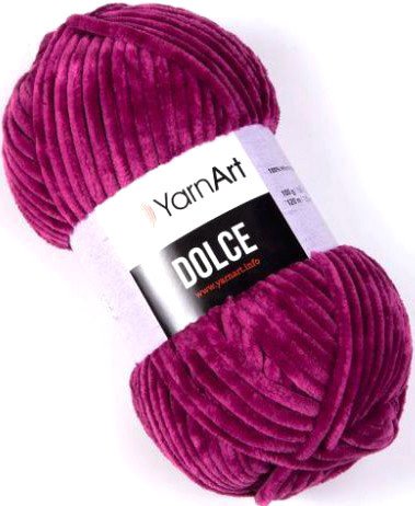 

Пряжа для вязания Yarnart Dolce 100% микрополиэстер 766 100 г (120 м, фуксия)