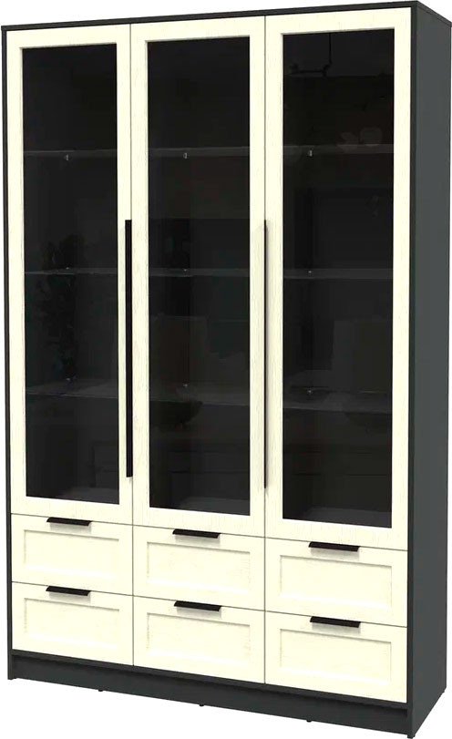 

Шкаф-витрина Интерлиния Концепт Тренд КТ-ШВ3 (антрацит/дуб снежный)