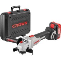 Угловая шлифмашина Crown CT23001-125HX-4 BMC (с 2-мя АКБ)