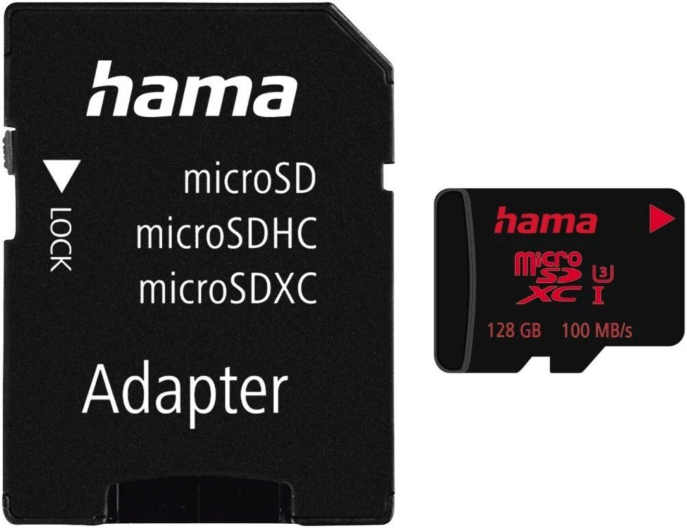 Карта памяти Hama 00213116 microSDXC 128GB + адаптер