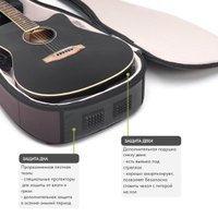 Чехол для гитары Bagandmusic Acoustic Slim (коричневый)
