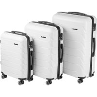 Чемодан-спиннер DoubleW YF-PP02 (M, белый)